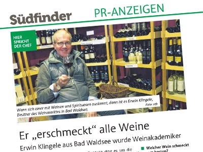 Beitrag im Südfinder